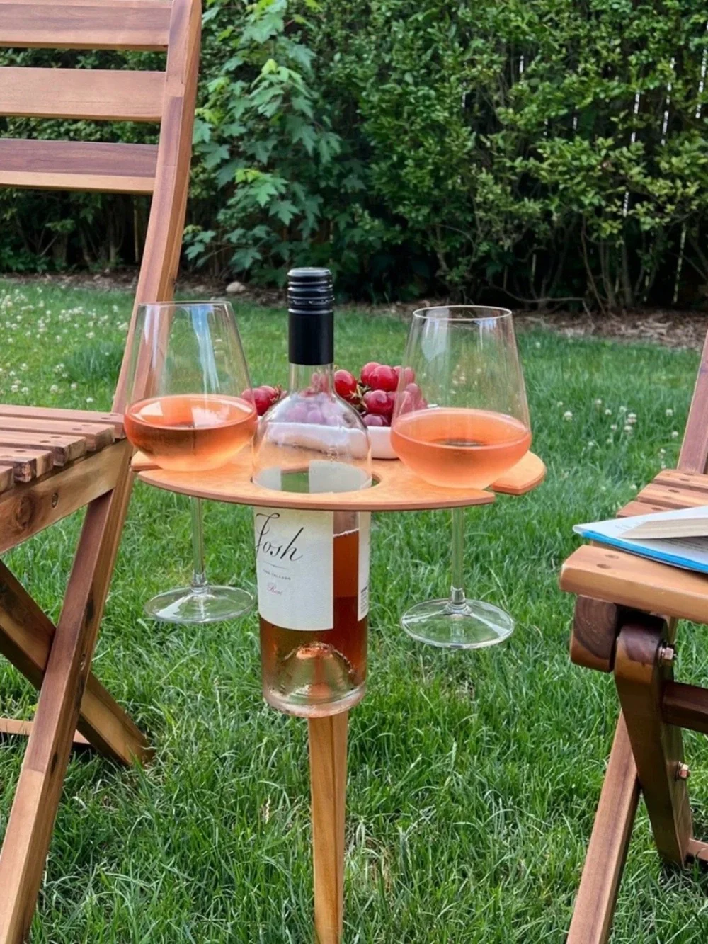 NIB Faircraft Collapsible Outdoor Wine Table